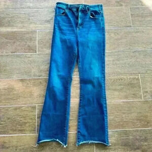 Abercrombie & Fitch SIMONE HIGH RISE ANKLE FLARE 27 155226182 214286141
